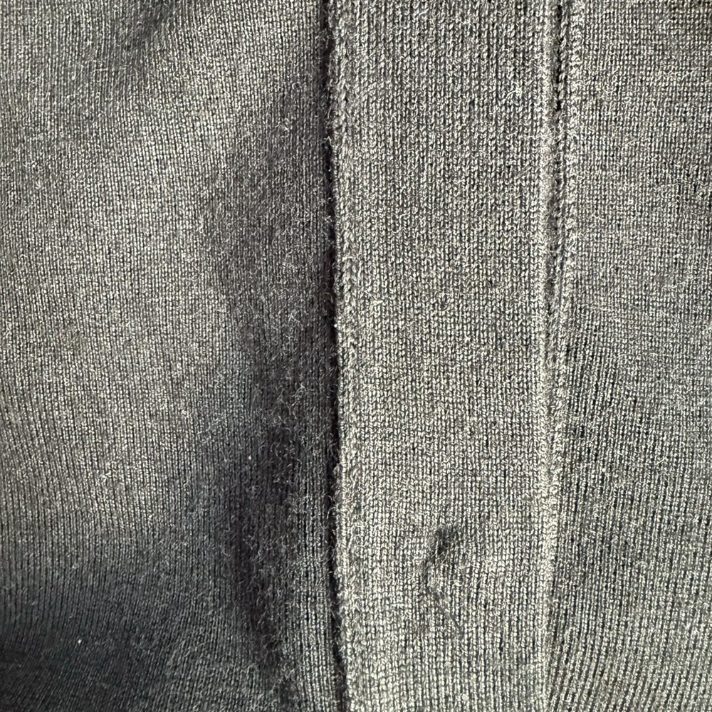 Louis Vuitton Black Cashmere Blend Cardigan Women Brass Embellishments Size M - Picture 12 of 12